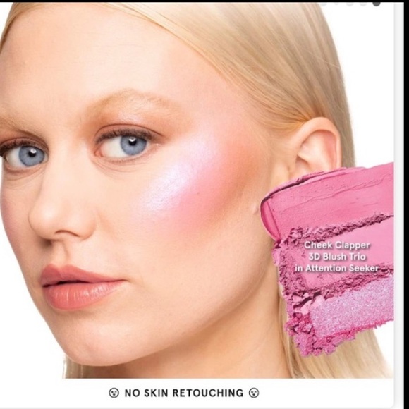 One/Size O/S Cheek Clapper 3D Blush Trio Attention Seeker BNIB - Picture 4 of 16